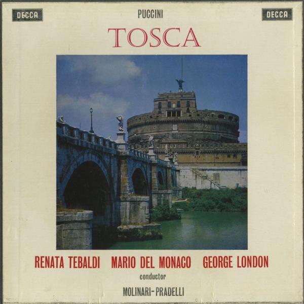 ＜中古クラシックLPレコード＞プッチーニ：トスカ/Ｆ.モリナーリ・プラデッリ指揮聖チェチーリア音楽院...