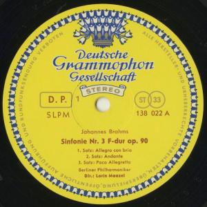 <中古クラシックLPレコード>ブラームス:交響...の詳細画像2