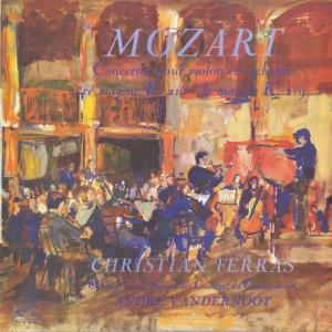 ＜中古クラシックLPレコード＞モーツァルト：ヴァイオリン協奏曲4番K.218，5番K.219/Ｃ.フェラス（ｖｎ）Ａ.ヴァンデルノート指揮パリ音楽院ｏ./仏VSM：ASDF 189