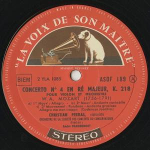 <中古クラシックLPレコード>モーツァルト:ヴ...の詳細画像2
