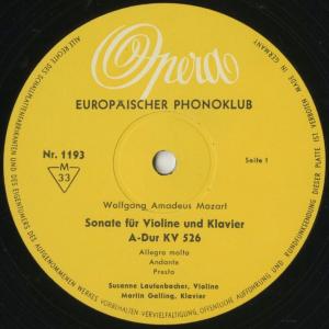 <中古クラシックLPレコード>モーツァルト:ヴ...の詳細画像2