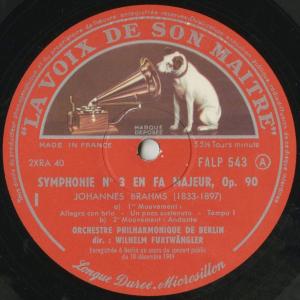 <中古クラシックLPレコード>ブラームス:交響...の詳細画像2