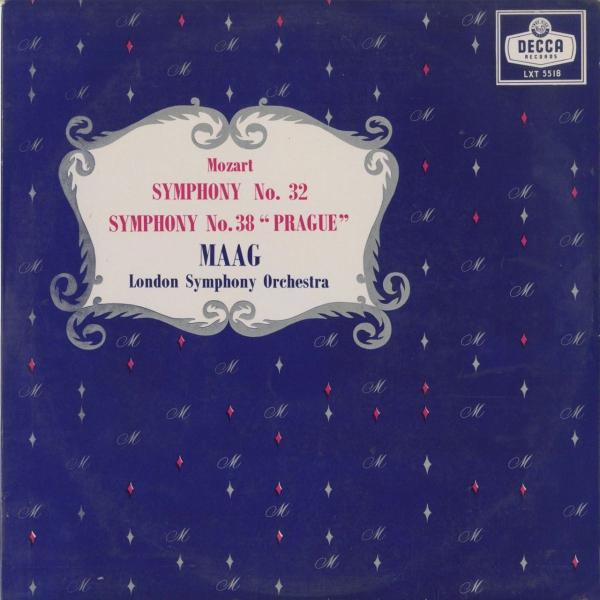 ＜中古クラシックLPレコード＞モーツァルト：交響曲32番K.318，38番「プラハ」K.504/Ｐ....