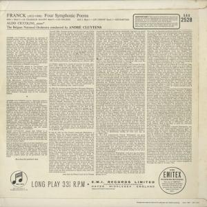 <中古クラシックLPレコード>「フランク:4つ...の詳細画像1