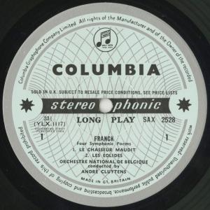 <中古クラシックLPレコード>「フランク:4つ...の詳細画像2