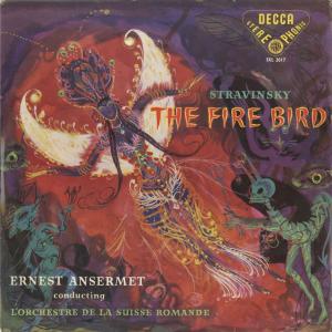 ＜中古クラシックLPレコード＞ストラヴィンスキー：火の鳥/Ｅ.アンセルメ指揮スイス・ロマンドｏ./英DECCA：SXL 2017
