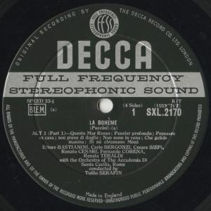 <中古クラシックLPレコード>プッチーニ:「ラ...の詳細画像2