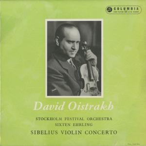 ＜中古クラシックLPレコード＞シベリウス：ヴァイオリン協奏曲/Ｄ.オイストラフ（ｖｎ）Ｓ.エールリンク指揮ストックホルム祝祭ｏ./英COLUMBIA：33C 1036｜silent-tone-record