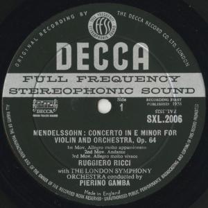 <中古クラシックLPレコード>ヴァイオリン協奏...の詳細画像2