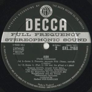 <中古クラシックLPレコード>ヴェルディ:アイ...の詳細画像3