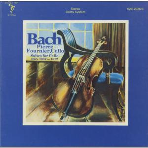 ＜中古クラシックLPレコード＞バッハ：6つの無伴奏チェロ組曲BWV.1007〜1012/Ｐ.フルニエ（ｖｃ）/米SINE QUA NON SUPERBA：SAS 2026