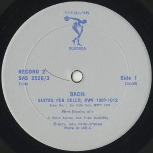 <中古クラシックLPレコード>バッハ:6つの無...の詳細画像3