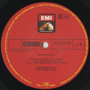 <中古クラシックLPレコード>ブルックナー:交...の詳細画像5