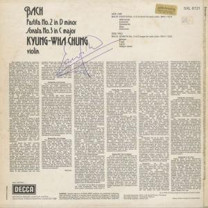 <中古クラシックLPレコード>バッハ:無伴奏ヴ...の詳細画像1