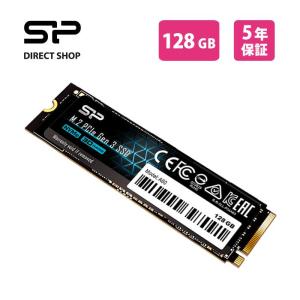 シリコンパワー SSD 128GB 3D NAND M.2 2280 PCIe3.0×4 NVMe1.3 P34A60シリーズ 5年保証 SP128GBP34A60M28