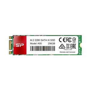 シリコンパワー SSD M.2 2280 3D  NAND採用 256GB SATA III 6Gbps 3年保証 A55シリーズ SP256GBSS3A55M28｜シリコンパワーダイレクト