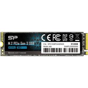 シリコンパワー SSD 512GB 3D NAND M.2 2280 PCIe3.0×4 NVMe1...