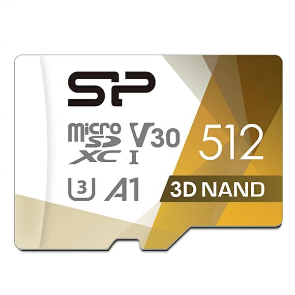 シリコンパワー microSD カード 512GB class10 UHS-1 U3 対応 最大読込...