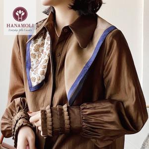 【美しい光沢が贅沢なシルクサテン】50%OFF シルク100%プチスカーフ【53ｃｍ角】【16〜22】
