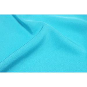 シルク　一越ちりめん　マリンブルー系の地色�