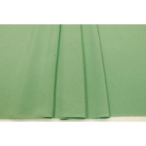 シルク　一越ちりめん　緑、青系の地色の無地　草木お茶染め　（シルク　正絹　和柄　和風　友禅　衣装　生地　着物　はぎれ　ハギレ）　