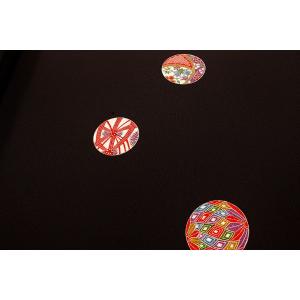 シルク　一越ちりめん　丹後ちりめん　黒系の�