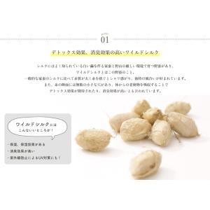 ワイルドシルク冷えとり靴下(かかとなし)の詳細画像3