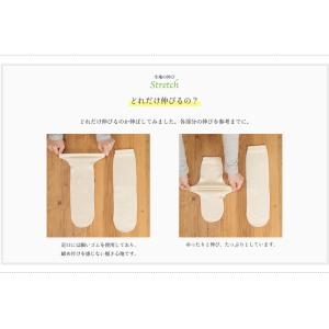 ワイルドシルク冷えとり靴下(かかとなし)の詳細画像5