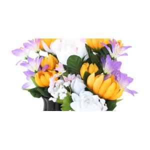 仏花 造花 小ぶりな菊とデージーの小花束一対 ...の詳細画像5