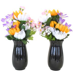 仏花 造花 小ぶりな菊とデージーの小花束一対 ...の詳細画像3