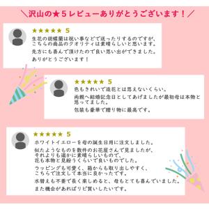 造花 陶器製の鉢に入った気品あふれるシルクフラ...の詳細画像2