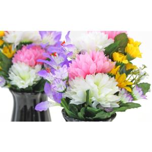 造花 仏花 可愛らしいエゾ菊とミニリリーの小花...の詳細画像4