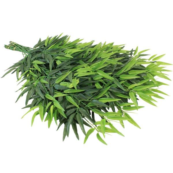 七夕 笹 造花 シルクフラワーの笹竹 73cm 12本セット まとめ買い 七夕 ディスプレイ フェイ...