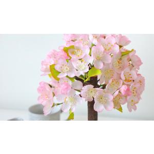 桜 造花 ミニさくら盆栽仕立てアレンジ シルク...の詳細画像4