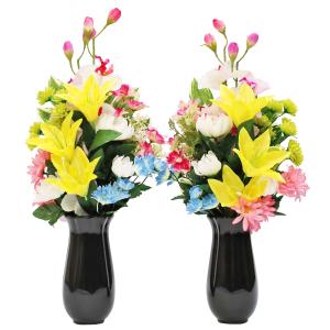 造花 仏花 胡蝶蘭とユリの花束一対 CT触媒 ...の詳細画像3