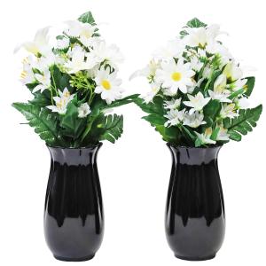 仏花 造花 白いリリーの小花束一対 仏壇用 小...の詳細画像3