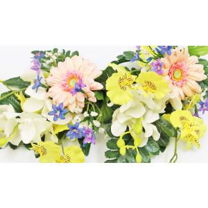 仏花 造花 モカラとオンシジュウムの小花束一対...の詳細画像4