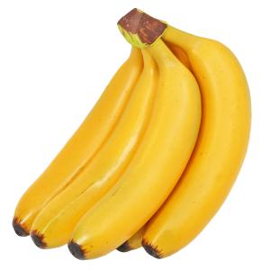 食品サンプル バナナ 5本房 リアルなお供え 果物 模型 フェイク サンプル レプリカ お盆飾り イミテーション フェイクフルーツ お彼岸 お盆 お仏壇 仏具 frt