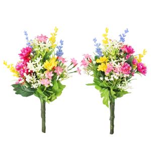 造花 仏花 スターフラワーとマムの小花束一対 ...の詳細画像4