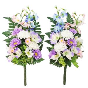 造花 仏花 アルストロメリアとダリアの花束一対...の詳細画像3