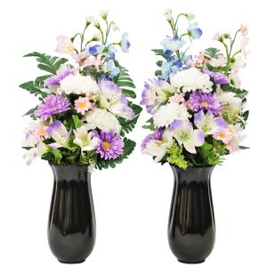 造花 仏花 アルストロメリアとダリアの花束一対...の詳細画像4