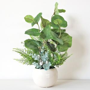 造花 観葉植物 フェイク ウンベラータの爽やか...の詳細画像1