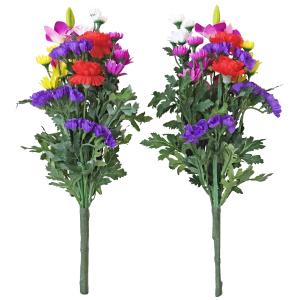 造花 仏花 野菊のカラフルな花束 一対 CT触...の詳細画像4