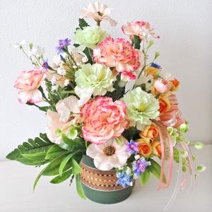 ギフト 造花 カーネーション ミントグリーンの...の詳細画像2