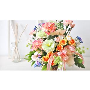 ギフト 造花 カーネーション ミントグリーンの...の詳細画像3
