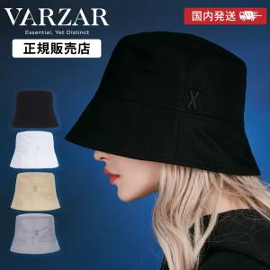 【正規販売店】 VARZAR バザール バケットハット バケハ 深め ロゴ 韓国 レディース メンズ 人気 小顔効果 コットン100％ 帽子 590 591 734 737 国内発送 爆買