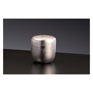 純銀製棗（なつめ）アラシ打ち