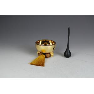 おりん 18金製無地おりん1.8寸の詳細画像1