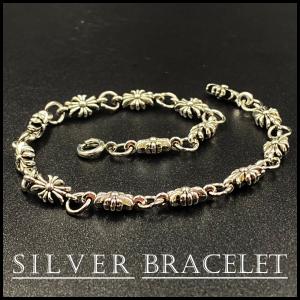 ブレスレット メンズ クロス 十字架 シルバー ブレスレットメンズ