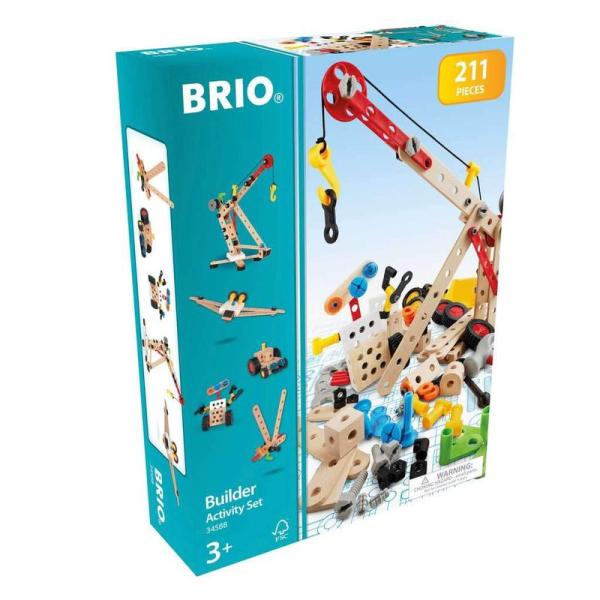 BRIO ビルダー アクティビティセット 全210ピース 対象年齢 3歳~ (大工さん 工具遊び お...